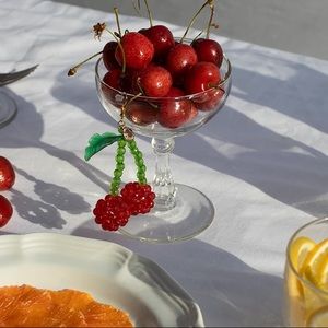 SUSAN ALEXANDRA Cherry Lolita Beaded Earings